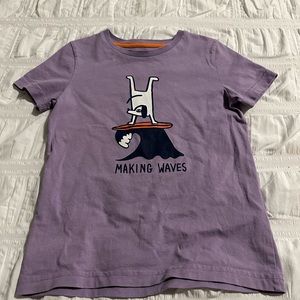 Mini Boden purple shirt